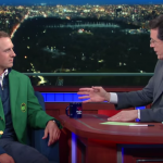 Watch Jordan Spieth Take Some Swings With Colbert Because It's Jordan And He's Awesome