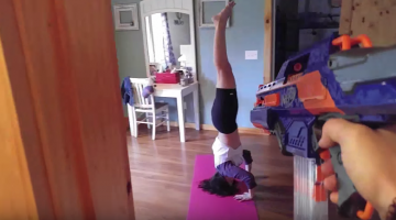 Guy Shoots His Wife With Different NERF Guns For A Week, Wife Justifiably Loses It Every Single Time